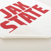 Jacksonville Staat University JAX STAAT Bold Red Sherpadecke (3/4)