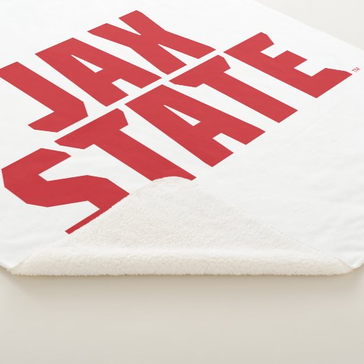Jacksonville Staat University JAX STAAT Bold Red Sherpadecke (3/4)