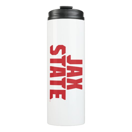 Jacksonville Staat University JAX STAAT Bold Red Thermosbecher (Vorderseite)