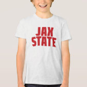 Jacksonville Staat University JAX STAAT Bold Red Tri-Blend Shirt (Vorderseite)