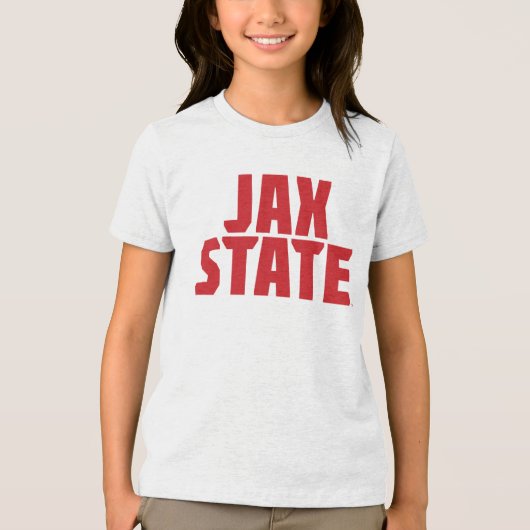 Jacksonville Staat University JAX STAAT Bold Red Tri-Blend Shirt (Vorderseite)