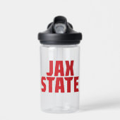 Jacksonville Staat University JAX STAAT Bold Red Trinkflasche (Vorne)