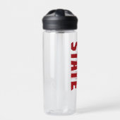 Jacksonville Staat University JAX STAAT Bold Red Trinkflasche (Vorderseite)