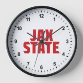 Jacksonville Staat University JAX STAAT Bold Red Uhr (Vorderseite)