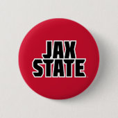 Jacksonville Staat University JAX STAAT Bold Text Button (Vorderseite)