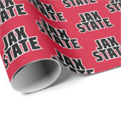 Jacksonville Staat University JAX STAAT Bold Text Geschenkpapier (Rolleneckpunkt)