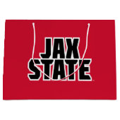 Jacksonville Staat University JAX STAAT Bold Text Große Geschenktüte (Vorderseite)