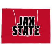 Jacksonville Staat University JAX STAAT Bold Text Große Geschenktüte (Rückseite)