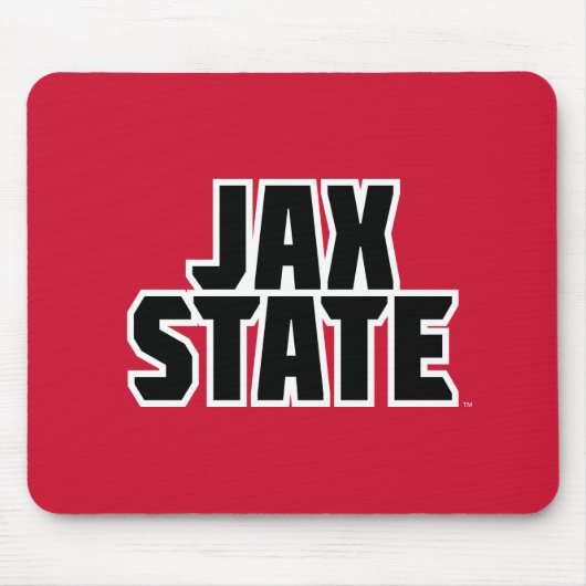 Jacksonville Staat University JAX STAAT Bold Text Mousepad (Vorne)