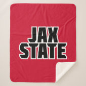 Jacksonville Staat University JAX STAAT Bold Text Sherpadecke (Vorderseite)