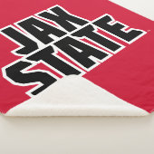 Jacksonville Staat University JAX STAAT Bold Text Sherpadecke (3/4)
