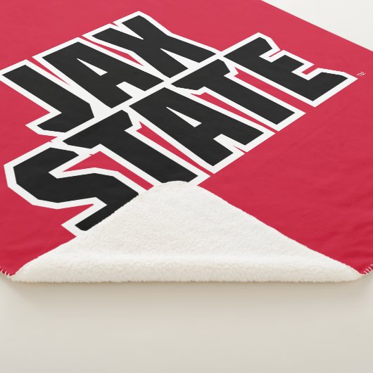 Jacksonville Staat University JAX STAAT Bold Text Sherpadecke (3/4)