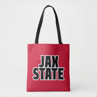 Jacksonville Staat University JAX STAAT Bold Text Tasche