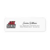 Jacksonville Staat University JAX STAAT Logo (Vorne)