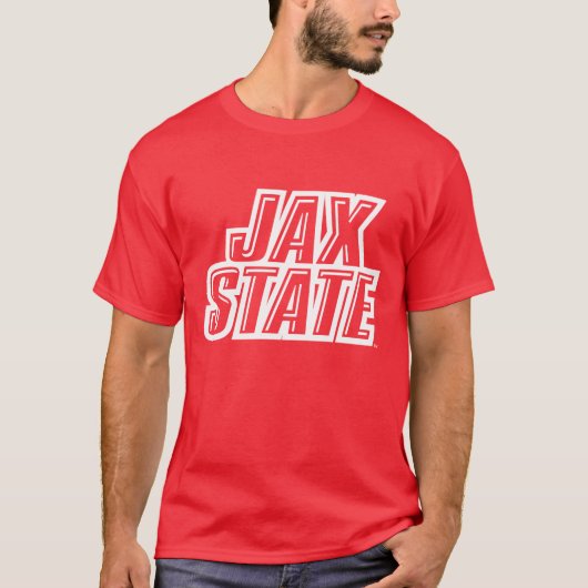 Jacksonville Staat University JAX STAAT Logo 4 T-Shirt (Vorderseite)