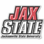 Jacksonville Staat University JAX STAAT Logo Aufkleber (Vorderseite)