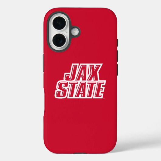 Jacksonville Staat University JAX STAAT Logo Case-Mate iPhone Hülle (Rückseite)