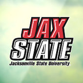 Jacksonville Staat University JAX STAAT Logo Fensteraufkleber (Blatt 3)