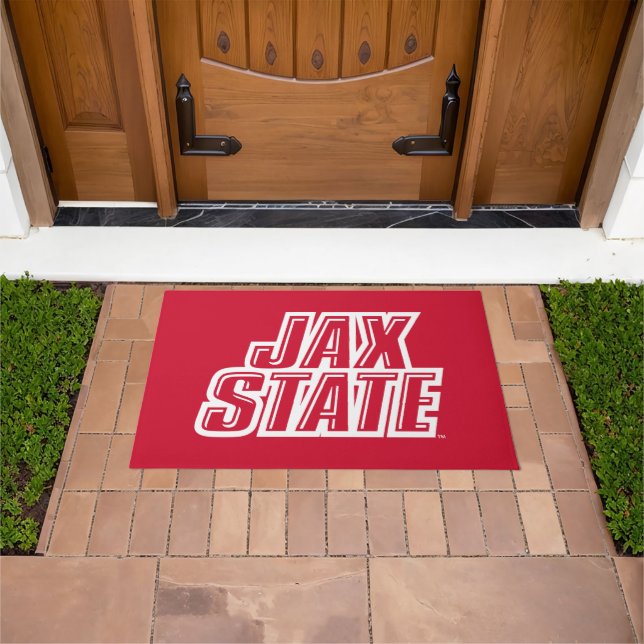 Jacksonville Staat University JAX STAAT Logo Fußmatte (Außenbereich)