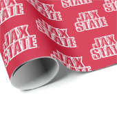 Jacksonville Staat University JAX STAAT Logo Geschenkpapier (Rolleneckpunkt)