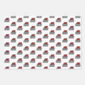 Jacksonville Staat University JAX STAAT Logo Geschenkpapier Set (Vorderseite)