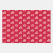 Jacksonville Staat University JAX STAAT Logo Geschenkpapier Set (Vorderseite)