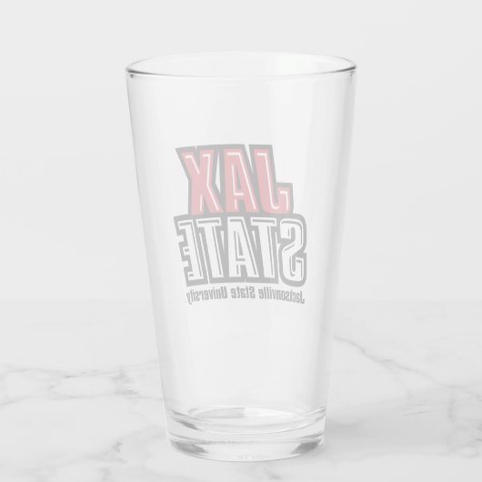 Jacksonville Staat University JAX STAAT Logo Glas (Rückseite)