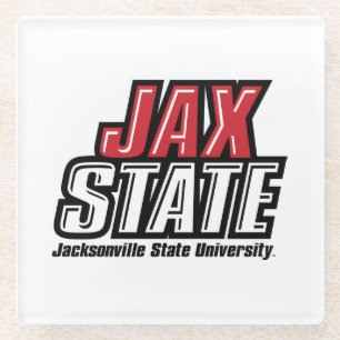 Jacksonville Staat University JAX STAAT Logo Glasuntersetzer