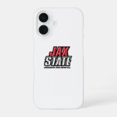 Jacksonville Staat University JAX STAAT Logo iPhone 16 Hülle (Rückseite)