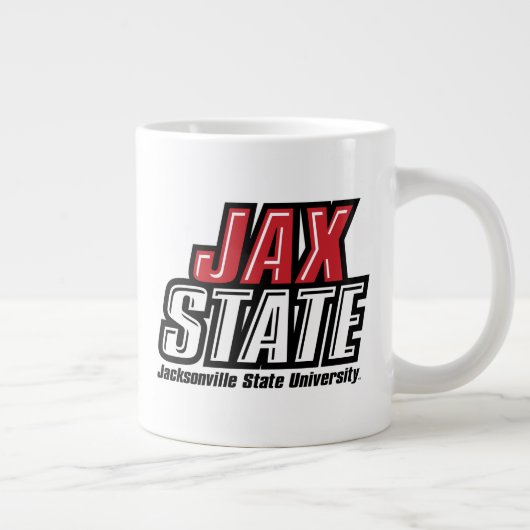 Jacksonville Staat University JAX STAAT Logo Jumbo-Tasse (Rechts)