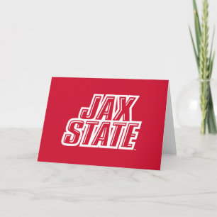 Jacksonville Staat University JAX STAAT Logo Karte