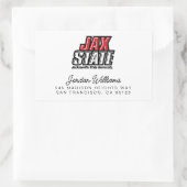 Jacksonville Staat University JAX STAAT Logo Rechteckiger Aufkleber (Tasche)
