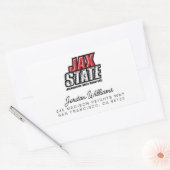 Jacksonville Staat University JAX STAAT Logo Rechteckiger Aufkleber (Umschlag)