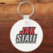 Jacksonville Staat University JAX STAAT Logo Schlüsselanhänger (Rückseite)