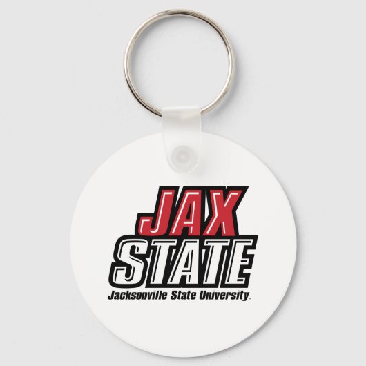 Jacksonville Staat University JAX STAAT Logo Schlüsselanhänger (Rückseite)