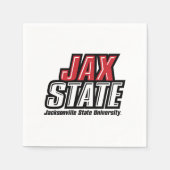 Jacksonville Staat University JAX STAAT Logo Serviette (Vorderseite)