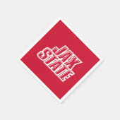 Jacksonville Staat University JAX STAAT Logo Serviette (Ecke)