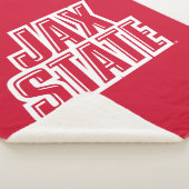 Jacksonville Staat University JAX STAAT Logo Sherpadecke (3/4)