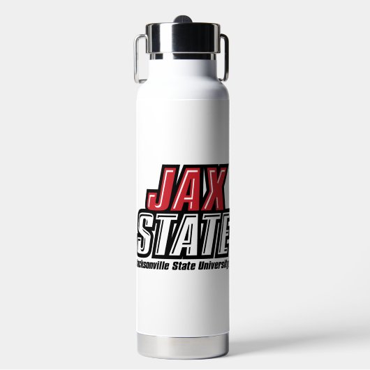 Jacksonville Staat University JAX STAAT Logo Trinkflasche (Vorderseite)