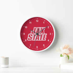 Jacksonville Staat University JAX STAAT Logo Uhr