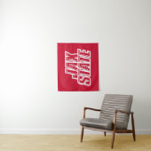 Jacksonville Staat University JAX STAAT Logo Wandteppich (Beispiel)