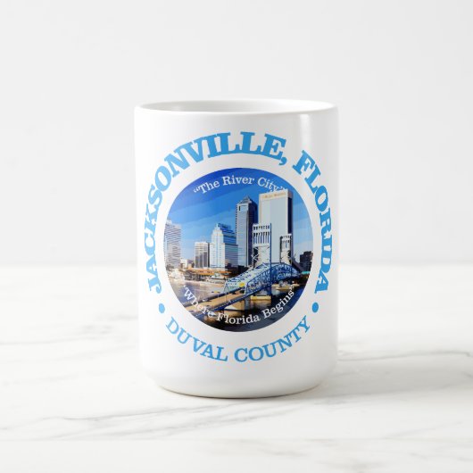 Jacksonville (Städte) Kaffeetasse (Mittel)