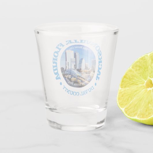Jacksonville (Städte) Schnapsglas (Rückseite)