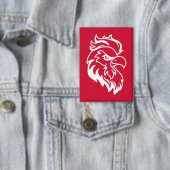 Jacksonville State University Gamecocks rotes Game Button (Insitu)