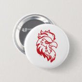 Jacksonville State University Gamecocks rotes Game Button (Vorne & Hinten)