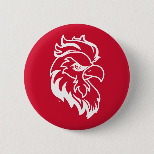Jacksonville State University Gamecocks rotes Spie Button (Vorderseite)