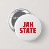 Jacksonville State University JAX STATE Fett Rot Button (Vorne & Hinten)