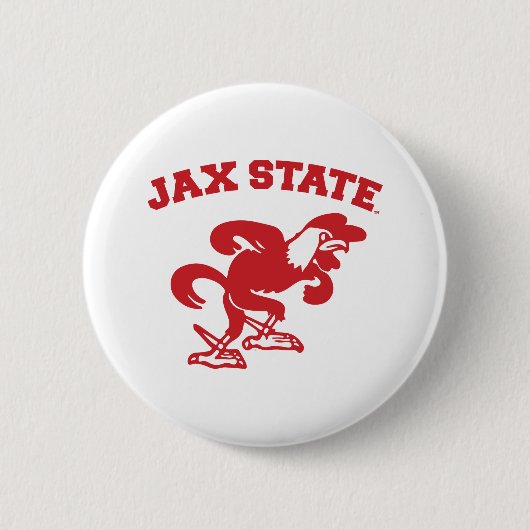 Jacksonville State University JAX State Gamecocks Button (Vorderseite)