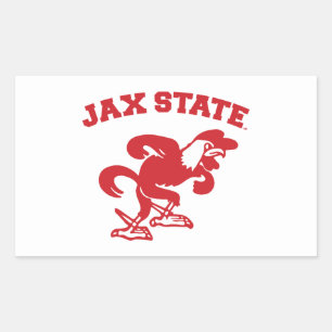 Jacksonville State University JAX State Gamecocks Rechteckiger Aufkleber