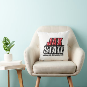 Jacksonville State University JAX STATE Logo Kissen